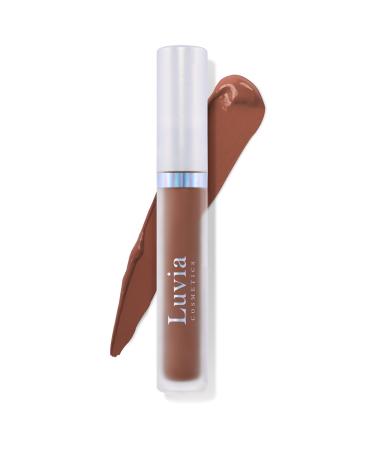 Luvia Cosmetics Luvia Cosmetics Matte Liquid Lipstick - Long-Lasting Matte Lip Care Vegan Formula Spiced Toffee Shade