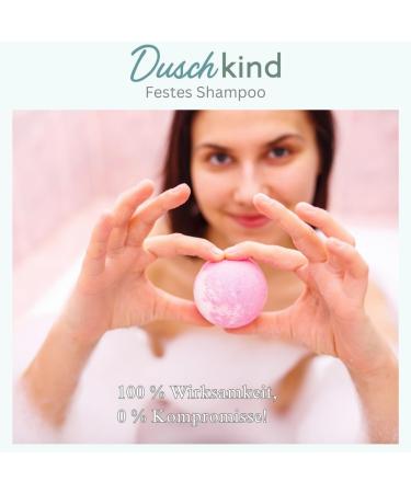 Duschkind 4in1 solid shampoo natural cosmetics calendula & wild rose for normal to oily hair 2 pieces handmade vegan natural sisal and air flag disc 100 organic - Buy Online on GoSupps.com