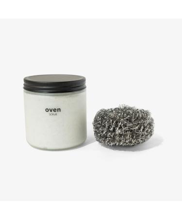 Oven Scrub (16oz): Natural Oven Cleaner and Kitchen Cleaner | Heavy Duty Oven Cleaner & Oven Rack Cleaner Kit | Fume-free & Safe to Clean All Ovens (Lift) | Refillable Glass Jar Glass Jar (Lift)