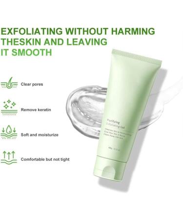 Greteam Purifying Exfoliating Gel Greteam Exfoliating Scrub Purifying Exfoliating Gel Moisturizing Cleanses Skin Give Deep Cleansing Face and Body Exfoliating Scrub Gel - Buy Online on GoSupps.com