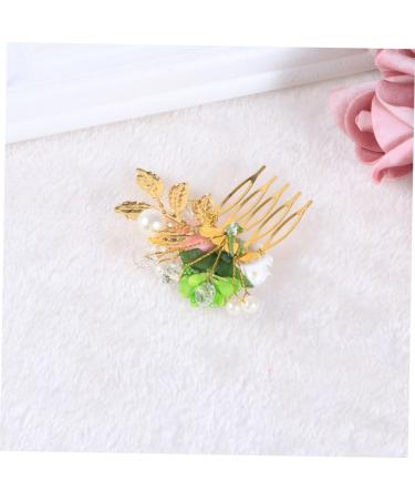 Didiseaon Wedding Hair Comb Bride Wedding Dress Hair Accessories Flower Hair Comb - Buy Online on GoSupps.com