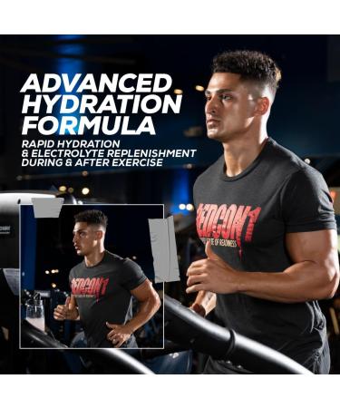 REDCON1 Canteen Hydration + Electrolytes - Blue Freeze Electrolyte Drink Powder | B Vitamins Minerals Coconut Water & Hyaluronic Acid | 30 Servings for Optimal Recovery - Buy Online on GoSupps.com