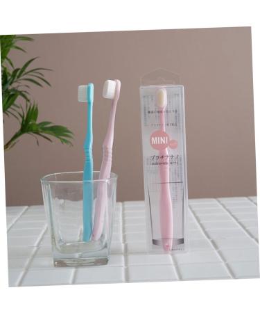 Minkissy 4-Piece Wangan Hair Toothbrush Set - Extra Soft Manual Tooth Cleaning Brushes | Portable & Ideal for Women | International Shipping Available - Buy Online on GoSupps.com