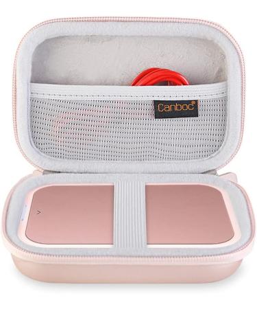 Canboc Hard Case for Canon Ivy Mini/CLIQ+2 Photo Printer - Rose Gold Mesh Bag for Paper & Cable - Buy Online on GoSupps.com