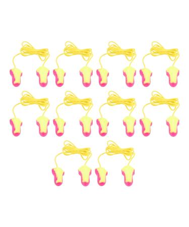 Foam Earplug  10 Pairs PU Foam Ear Plugs 32dB Noise Reduction Soft Earplugs with Cable Hearing Protect for Sturdy Sleeping
