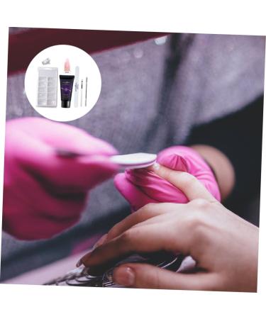 minkissy 3 Sets Nail Extension Glue Set Nail Extension Gel Kit Nail Lengthen Kit Nail Enhancement Trial Kit Gel Extension Nail Kit Nail Extension Kit Nail Tips Gel Plastic Manicure Builder - Buy Online on GoSupps.com