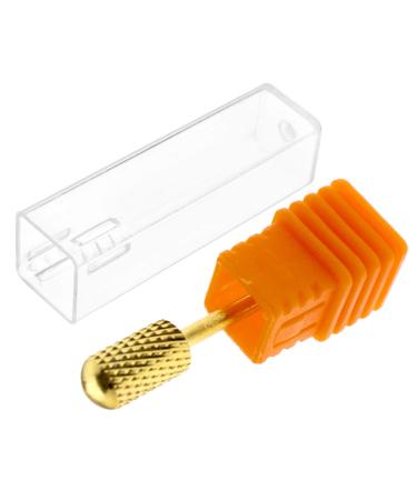 The Lord of the Tools 1x Tungsten Steel Electric Nail File Drill Bit Carbide Manicure Nail Art Drill File Bit 3/32" Gold