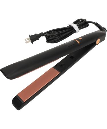 Shop Safe & Adjustable Black Hair Straightener | 110-240V Wide Voltage Auto Shut Off - Perfect for Home & Salon Use - Buy Online on GoSupps.com