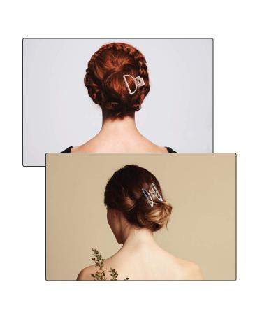 Akamino Metal Hair Claw Clips - 8 Pack Hair Accessories for Women - Small Hair Pins for Half Bun Hairstyles - Ideal for Thick Hair - Buy Online on GoSupps.com