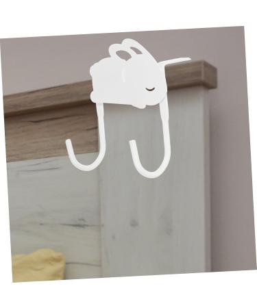 Housoutil Coat Hooks 2pcs Cute Rabbit Hook Coat Rack Spray Paint s Door Coat Hanger Door Hanging Drawer - Buy Online on GoSupps.com