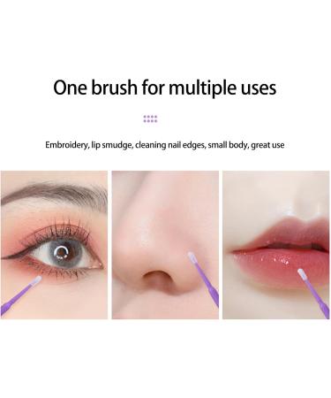 Cotton Swabs Eyelash Lash Applicator Brush Eyelash Swabs | Eyelash Applicator Soft Applicator Brush Eye Lashes Mascara Wands Mascara Brush Stick Purple - Buy Online on GoSupps.com