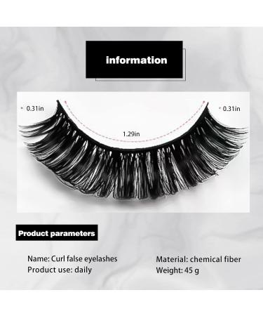 LZTIAN False Eyelashes Russian Strip Lashes Fluffy Wispy 3D Effect False Lashes D Curl Eye Lashes Reusable Fake Lashes Thick Volume Faux Mink Lashes Natural Look 10 Pairs - Buy Online on GoSupps.com