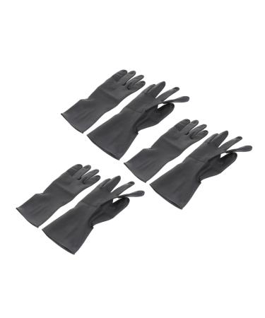 HONMEET 3 Pairs Hair Salon Gloves Accessory Waterproof Hand Protector Reusable Hair Style Gloves Black Waterproof Hair Dyeing Gloves para Gloves Hair Coloring Men Moisturising Gloves