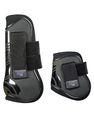 HKM 91999191.0643 Jumping boots and fetlock boots set of 4 Genoa black