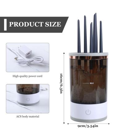 Brushly Pro Electric Makeup Brush Cleaner - Automatic Spinning Cleaner for All Sizes | USB Powered Cosmetic Brush Cleaner Set - Buy Online on GoSupps.com