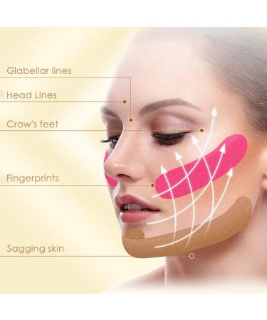 FYting 4 Rolls Facial Patches Wrinkle Patches Face Lift Tape Breathable Face Lifting Muscle Tape Lifting Bandage V-face Facial Tightening Double Chin Improvement (2.5cm*5M) - Buy Online on GoSupps.com