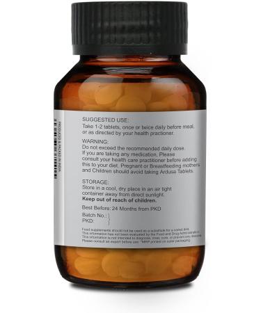 Merlion Naturals Ardusa Tablets - 100% Pure Justicia adhatoda All-Natural Herbs, 500mg x 120 Tablets - Buy Online on GoSupps.com