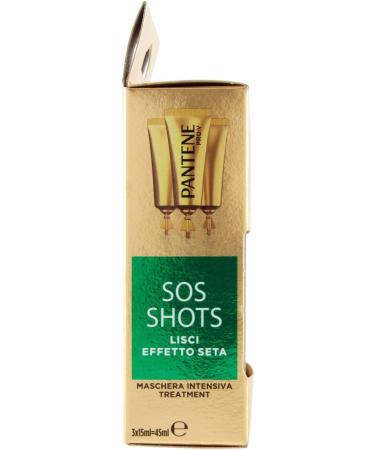 Pantene Pantene Pro-V Sos Shots Smooth Silk Effect Intensive treatment for damaged hair Concentrated and effective formula 3 x 15 ml - Buy Online on GoSupps.com