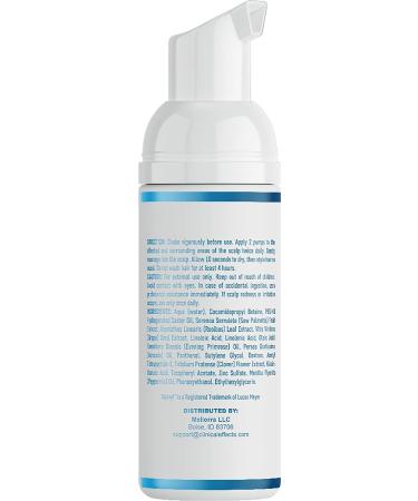 Men's Hair Growth Foam with Peppermint Oil, Saw Palmetto, Avocado Oil - 30ml - Supports Regrowth and Reduces Thinning - Made in USA - Buy Online on GoSupps.com