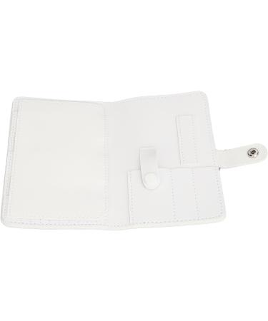 Nail Tip Container Bag Portable 37 Slot PU Nail Drill Bit Organizer Bag for Salon (White) - Buy Online on GoSupps.com