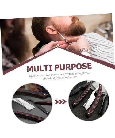 Frcolor Manual Razor - Vintage Barber Hair Shaving Tool Foldable Design for Precision | International Shipping Available - Buy Online on GoSupps.com