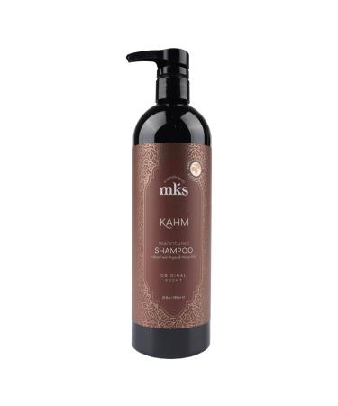 MKS eco Kahm Smoothing Shampoo Original Scent - Cleanse Moisturize & Repair Hair - With Moroccan Argan Oil Hemp Seed Oil & Vegetable Keratin Protein - Vegan Cruelty Free Original 25 Fl Oz