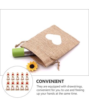 ABOOFAN 20pcs Heart Pattern Bags Small Bags Wedding Candy Wrapping Bags 18X13CM - Buy Online on GoSupps.com
