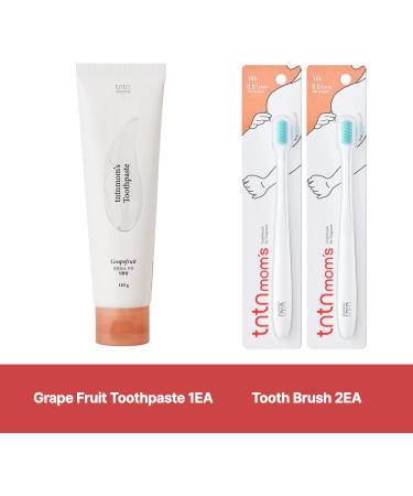 TNTN MOM'S Grapefruit Toothpaste & Ultra Fine Toothbrush Set for Pregnant Women - Buy Online on GoSupps.com