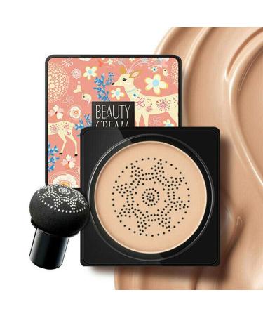 Buy CC Cream & BB Cream - Mushroom Head Air Cushion Foundation for Oil Control & Moisture Care | Light & Smooth Natural Concealer - Buy Online on GoSupps.com