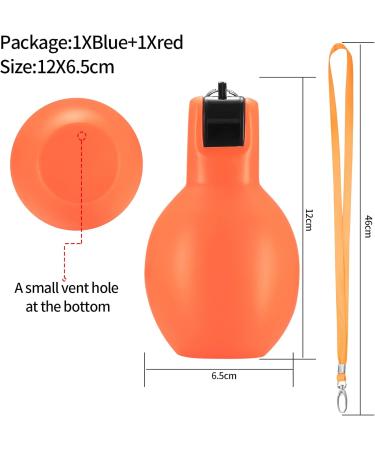 Zhujiehigh 2-Piece Hygienic Hand Whistle Set - Sports Referee Dog Training & Coaching Accessories | Trill Whistles for Coaches & Teachers - Buy Online on GoSupps.com