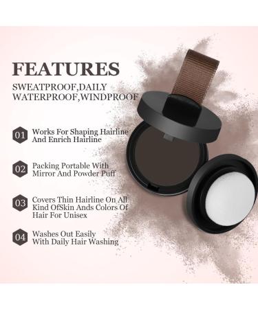 LOPHE Foundation powder for hair densification root concealer and shading hair roots 06 graybrown - Buy Online on GoSupps.com