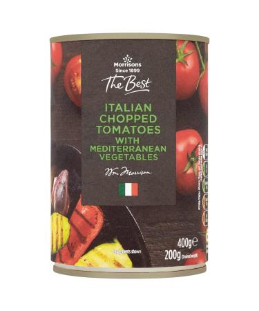 Morrisons The Best Chopped Tomatoes with Chunky Mediterranean Vegetables 400 g x 6