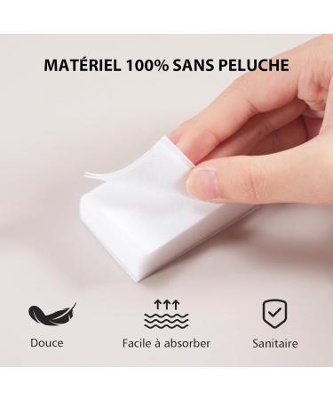  Cheerhom Pack of 630 Lint-Free Gel Nail Wipes - Cotton Pads and Cleansing Dissolving Wipes - Buy Online on GoSupps.com