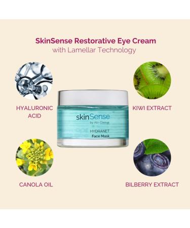 SkinSense Hydranet Energising Face Mask 100ml Cooling Mask for Face Hydrating Gel Mask Refreshing Facial Gel Treatment Jelly Mask for Face - Buy Online on GoSupps.com