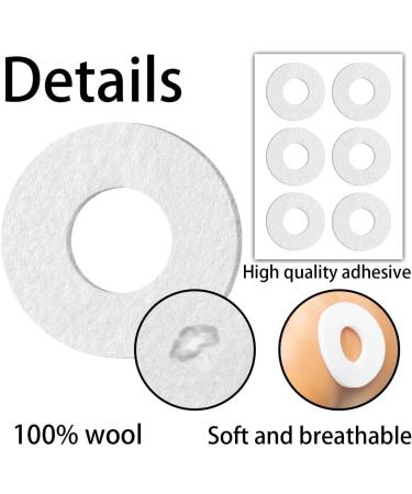 30 Round Felt Callus Pads | Metatarsal & Forefoot Cushions for Pain Relief | Adhesive Foot Pads for Men & Women - Buy Online on GoSupps.com