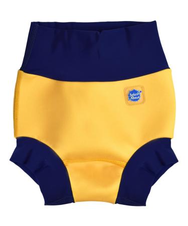 Splash About Happy Nappy Swim Nappy Yellow & Navy 6-12 months 6-12 months Yellow/Navy