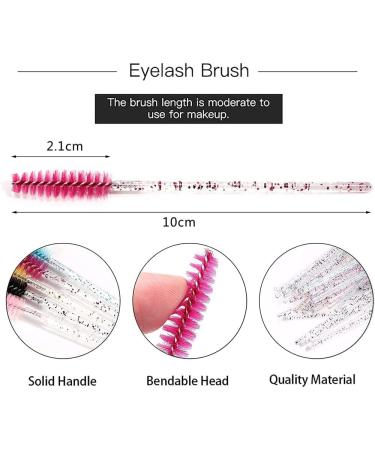200Pcs Mascara brush Eyelash Mascara Applicator Wand Brush Spoolies Brush Eyelash Brush Eyebrow Brushes Applicator Cosmetic Makeup Brushes Disposable Eyelash Mascara Brush - Buy Online on GoSupps.com