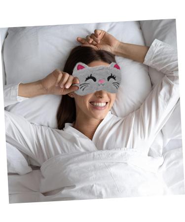 GLEAVI Kids Animal Sleep Mask 4 Pcs - Adjustable Eye Cover for Children - Rabbit & Panda Night Blindfolds - Plush Goggle Protection - Portable Sleep Aid - Assorted Colors - Buy Online on GoSupps.com