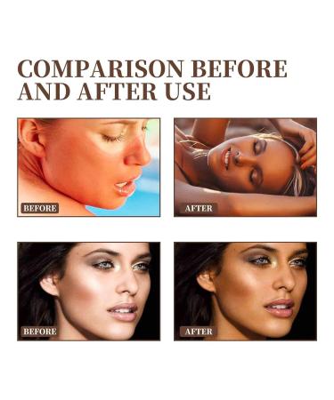 Bronzing Drops Dupes - Anti-Pollution Peptide Serums for Skin Care | Self Tanner Liquid Bronzer Drops for Replenishing Skin | Aging Skin Treatment (3pc) - Buy Online on GoSupps.com