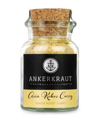 Ankerkraut Asia coconut curry 85g in corken glass spice for coconut milk vegetables meat simply cook at home premium quality in the pan