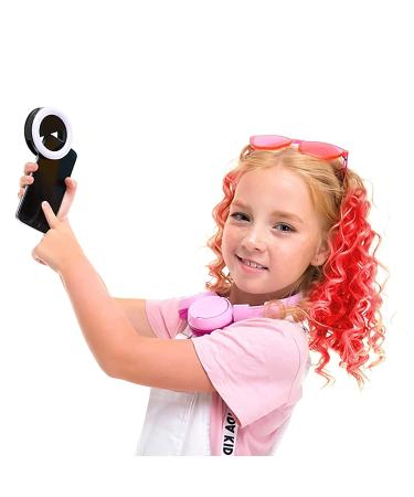 Jim&Gloria Dustless Hair Chalk Set for Girls with Clip-on Colored Hair, Mermaid Brushes, Glitters - Temporary Hair Dye Kit for Kids & Teens | Unique Trendy Gifts for Teenage Girls - Set of 17 - Buy Online on GoSupps.com