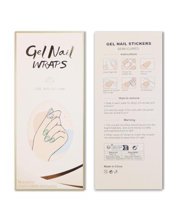 JMEOWIO Glitter Green Nail Foil Gel - Self-Adhesive UV Curing Nail Stickers for Stunning Nail Designs - Buy Online on GoSupps.com