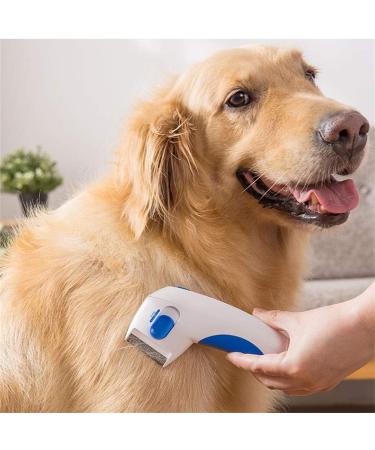 AIJIANG Flea Treatment Comb for Dogs Electric Dog Flea Comb Pet Flea Zapper Comb Fleas Removal Tool - Buy Online on GoSupps.com