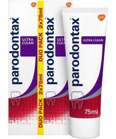 Parodontax Ultra Clean Toothpaste 2 x 75ml - Best for Gum Health | International Shipping Available - Buy Online on GoSupps.com