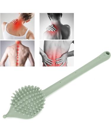 ZJchao Back Massage Hammer - Double-Sided Meridian Pat Massage Device for Relaxation & Tiredness Relief | Fitness Silicone Green Hedgehog Design - Buy Online on GoSupps.com