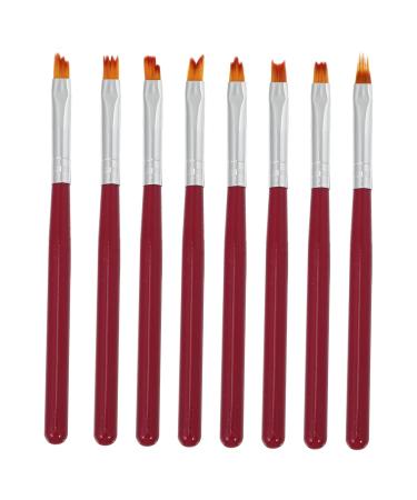 POPETPOP Nail Art Painting Brush Nail Paint Brush Kit 13x1cm Red