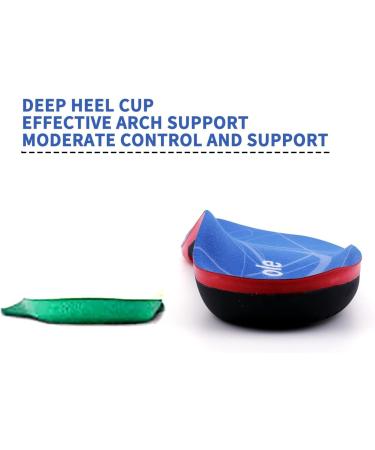 Heavy Duty Orthotic Insoles for Plantar Fasciitis - High Arch Support Gel Shoe Inserts for Men & Women - Supports 220+ lbs - Size S 7.5-9 / M 6-7 - International Shipping Available - Buy Online on GoSupps.com