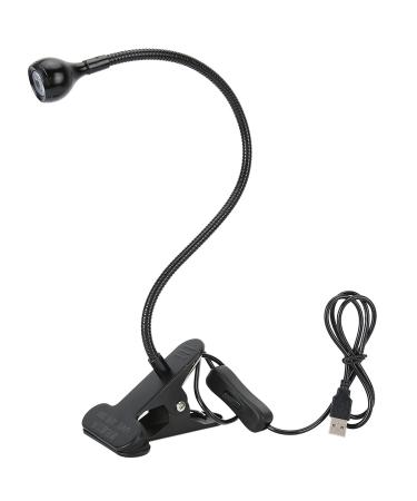 UV glue hardening lamp USB input UV glue curing led purple light portable black light with swan neck and clamp 3W switch for gel nails mobile phone repair fluorescycle detection