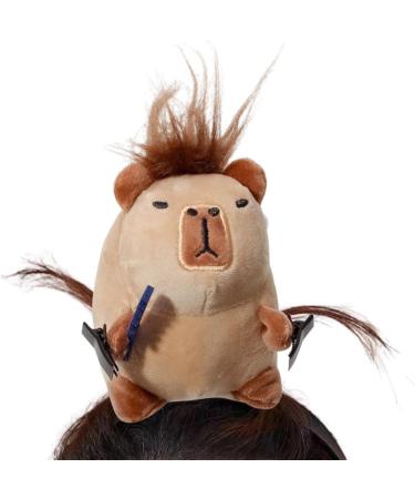 Cute Capybara Headband - Capybara Cartoon Headband for Face Wash - Capybara Shape Face Washing Tool for Sports Shower Makeup Face Wash and Skincare Coffee - Buy Online on GoSupps.com