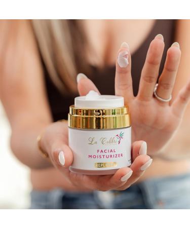 Natural Vegan Facial Moisturizer Bergamot Aloe & Jojoba Oil Hydrating & Soothing Travel Size with Airless Pump Minimizes Pores for All Skin Types - Buy Online on GoSupps.com